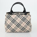 BURBERRY Nova Check Shoulder Bag Nylon Canvas 5 Set Yellow Beige Auth bs31981-8