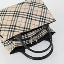 BURBERRY Nova Check Shoulder Bag Nylon Canvas 5 Set Yellow Beige Auth bs31981-9