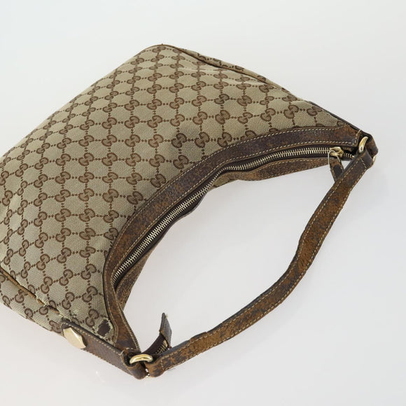 GUCCI GG Canvas Shoulder Bag 2 Set Beige Auth bs31982