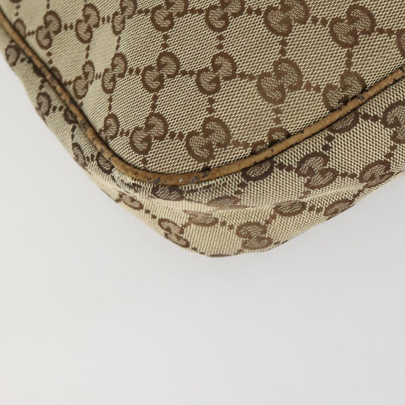 GUCCI GG Canvas Shoulder Bag 2 Set Beige Auth bs31982