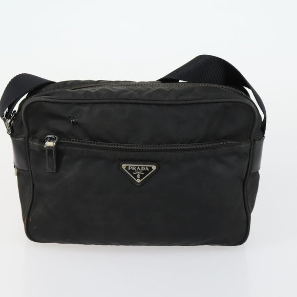 PRADA Shoulder Bag Nylon 3 Set Black Auth bs31983