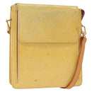 LOUIS VUITTON Monogram Vernis Motto Accessory Pouch Gris M91030 LV Auth bs31986-1