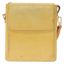 LOUIS VUITTON Monogram Vernis Motto Accessory Pouch Gris M91030 LV Auth bs31986-2