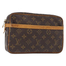 LOUIS VUITTON Monogram Compiegne 23 Clutch Bag M51847 LV Auth bs31995-1