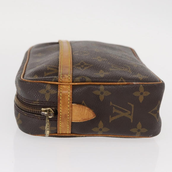 LOUIS VUITTON Monogram Compiegne 23 Clutch Bag M51847 LV Auth bs31995