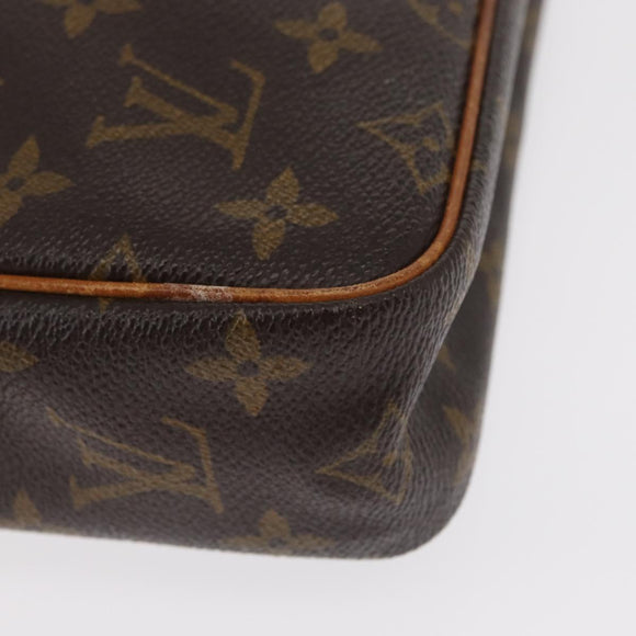LOUIS VUITTON Monogram Compiegne 23 Clutch Bag M51847 LV Auth bs31995