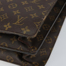 LOUIS VUITTON Monogram Serviette Fermoir Business Bag M53305 LV Auth bs32001-9