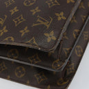 LOUIS VUITTON Monogram Serviette Fermoir Business Bag M53305 LV Auth bs32001-16