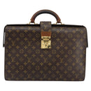 LOUIS VUITTON Monogram Serviette Fermoir Business Bag M53305 LV Auth bs32001-13