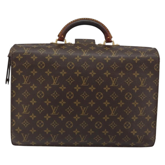 LOUIS VUITTON Monogram Serviette Fermoir Business Bag M53305 LV Auth bs32001