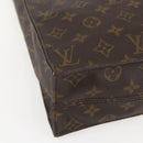 LOUIS VUITTON Monogram Sac Plat Hand Bag M51140 LV Auth bs32005-14