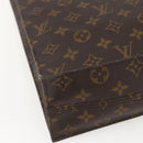 LOUIS VUITTON Monogram Sac Plat Hand Bag M51140 LV Auth bs32005-16