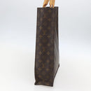 LOUIS VUITTON Monogram Sac Plat Hand Bag M51140 LV Auth bs32005-3