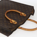 LOUIS VUITTON Monogram Sac Plat Hand Bag M51140 LV Auth bs32005-6