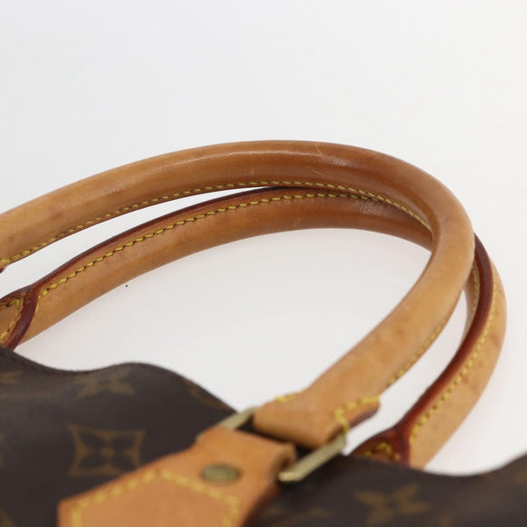 LOUIS VUITTON Monogram Sac Plat Hand Bag M51140 LV Auth bs32005