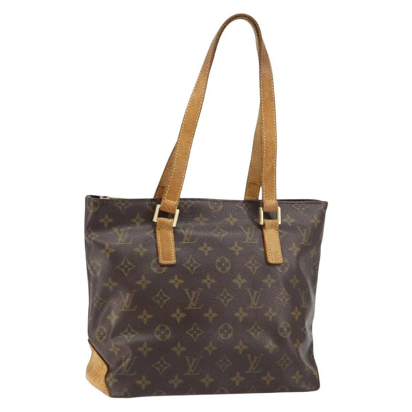 LOUIS VUITTON Monogram Cabas Piano Tote Bag M51148 LV Auth bs32007