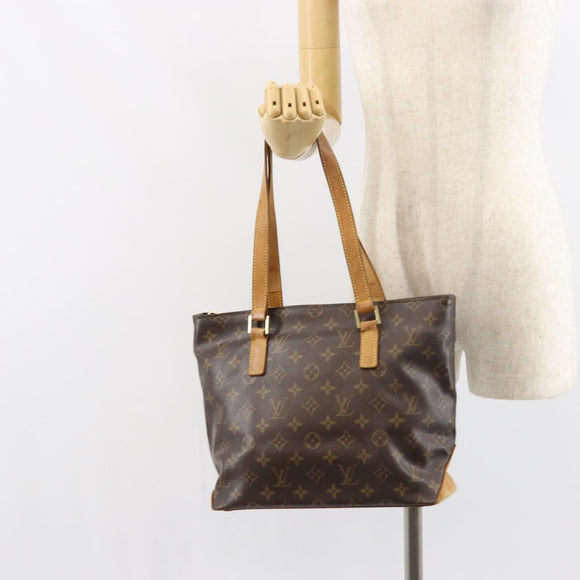 LOUIS VUITTON Monogram Cabas Piano Tote Bag M51148 LV Auth bs32007