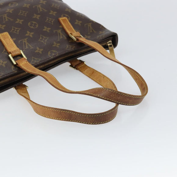 LOUIS VUITTON Monogram Cabas Piano Tote Bag M51148 LV Auth bs32007