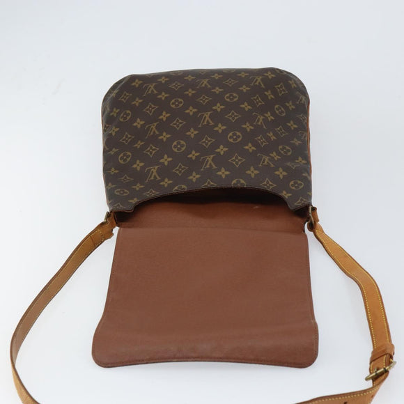 LOUIS VUITTON Monogram Musette Tango Long Strap Shoulder Bag M51388 Auth bs32010