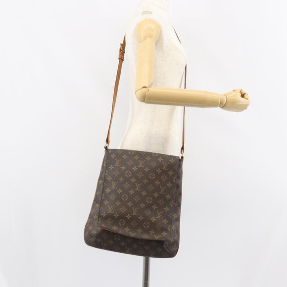 LOUIS VUITTON Monogram Musette Tango Long Strap Shoulder Bag M51388 Auth bs32010