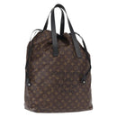 LOUIS VUITTON Monogram Macassar Fragment Cabas Light Bag M43416 LV Auth bs32011-1
