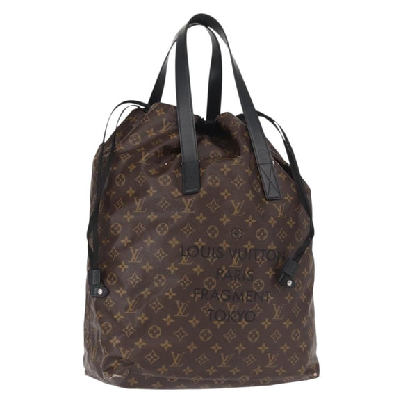 LOUIS VUITTON Monogram Macassar Fragment Cabas Light Bag M43416 LV Auth bs32011