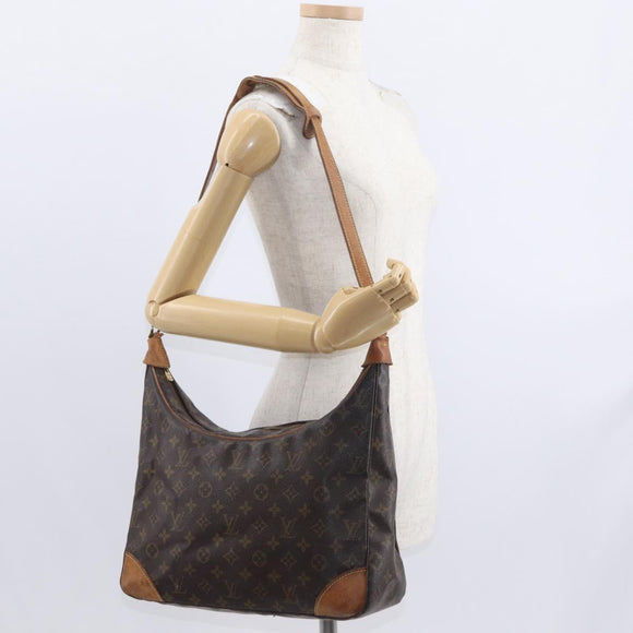 LOUIS VUITTON Monogram Boulogne 35 Schoudertas M51260 LV Auth bs32012