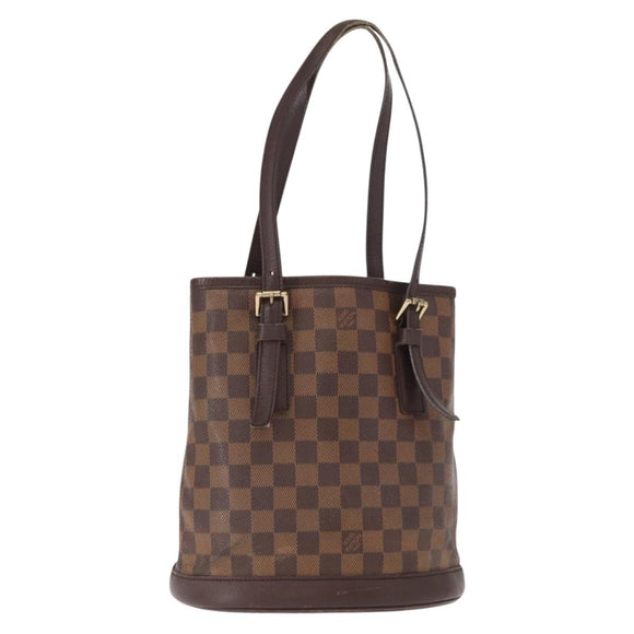 LOUIS VUITTON Damier Ebene Marais Umhängetasche N42240 LV Auth bs32014
