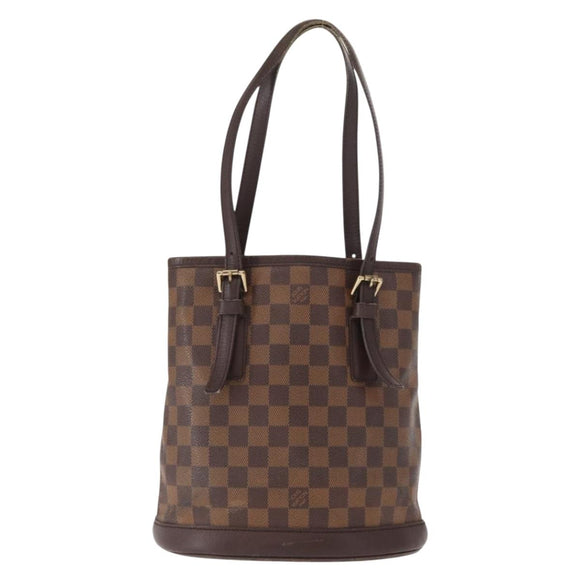 LOUIS VUITTON Damier Ebene Marais Umhängetasche N42240 LV Auth bs32014