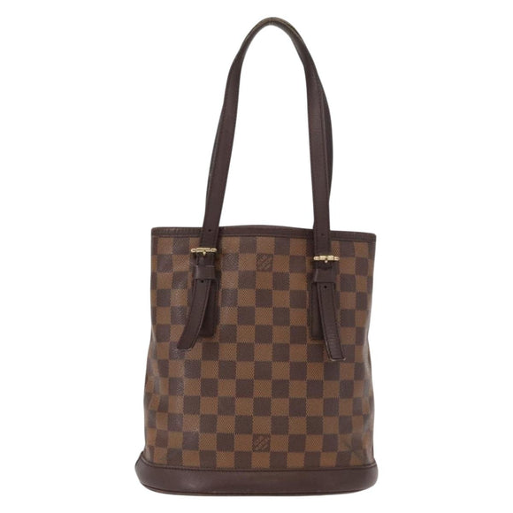 LOUIS VUITTON Damier Ebene Marais Umhängetasche N42240 LV Auth bs32014