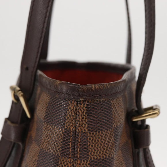 LOUIS VUITTON Damier Ebene Marais Umhängetasche N42240 LV Auth bs32014
