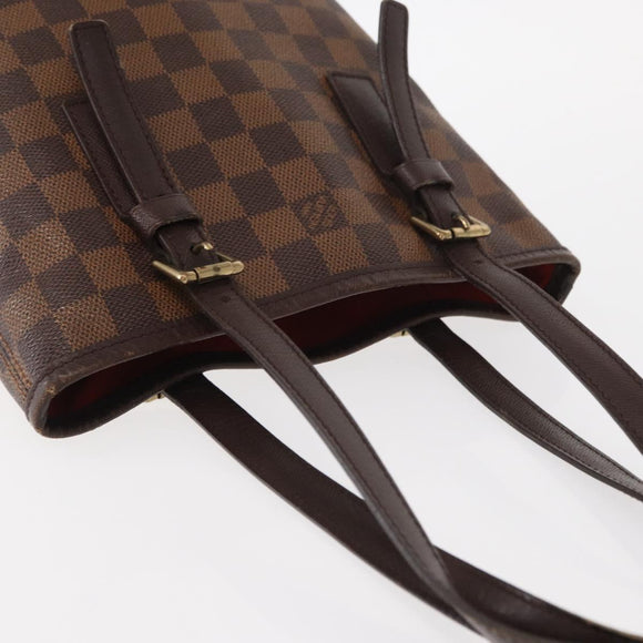 LOUIS VUITTON Damier Ebene Marais Umhängetasche N42240 LV Auth bs32014