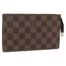 LOUIS VUITTON Damier Ebene Marais Pouch LV Auth bs32015-1