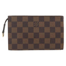 LOUIS VUITTON Damier Ebene Marais Pouch LV Auth bs32015-2
