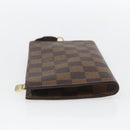LOUIS VUITTON Damier Ebene Marais Pouch LV Auth bs32015-3