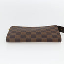 LOUIS VUITTON Damier Ebene Marais Pouch LV Auth bs32015-6