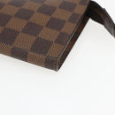 LOUIS VUITTON Damier Ebene Marais Pouch LV Auth bs32015-7