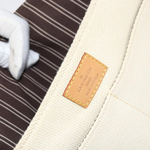 LOUIS VUITTON Antigua Buzzus PM Shoulder Bag Beige Brown M40042 LV Auth bs32016