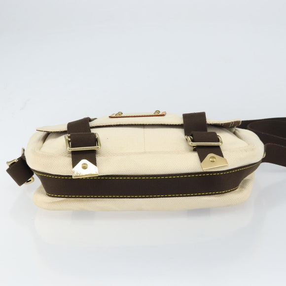 LOUIS VUITTON Antigua Buzzus PM Shoulder Bag Beige Brown M40042 LV Auth bs32016