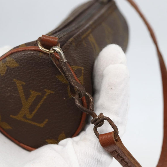 LOUIS VUITTON Monogram Papillon Pouch LV Auth bs32017