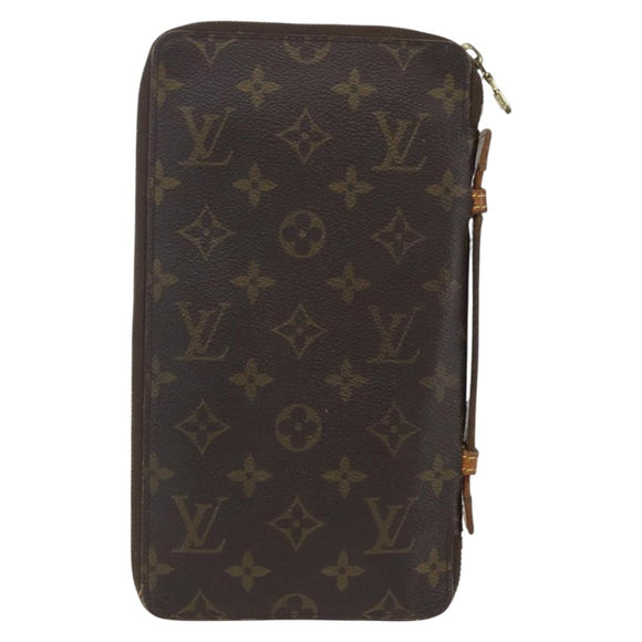 LOUIS VUITTON Monogram Organizer De Voyage Travel Case M60119 LV Auth bs32020