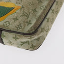 LOUIS VUITTON Mini Tale de Fe Pochette Accessory Pouch Khaki M92274 Auth bs32023-14