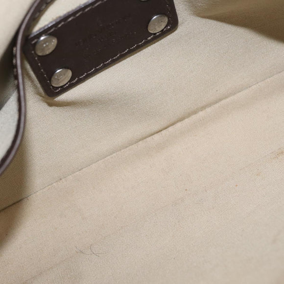LOUIS VUITTON Mini Tale de Fe Pochette Accessory Pouch Khaki M92274 Auth bs32023