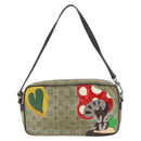 LOUIS VUITTON Mini Tale de Fe Pochette Accessory Pouch Khaki M92274 Auth bs32023-13