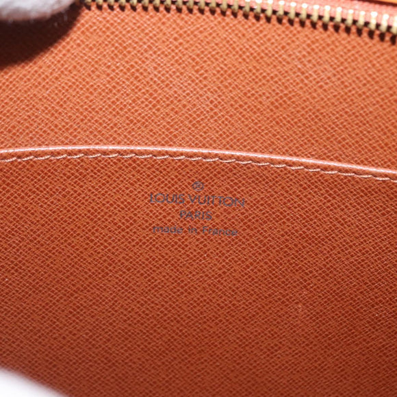 LOUIS VUITTON Epi Pochette Homme Bag Brown Zipangu Gold M52528 LV Auth bs32026