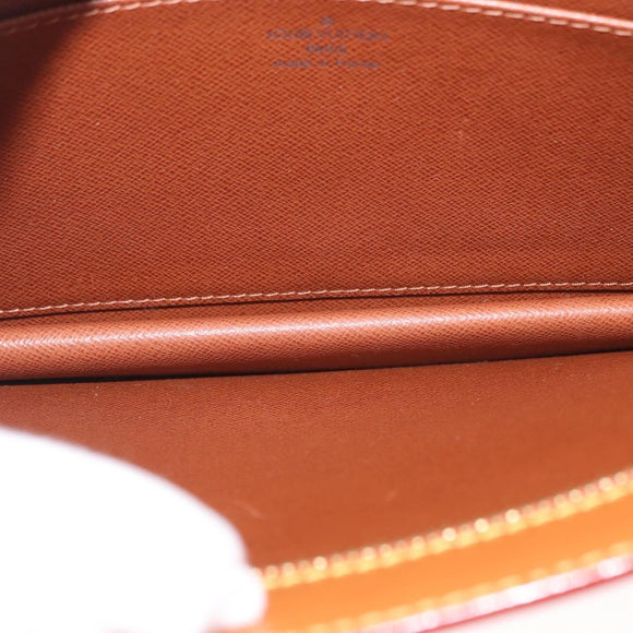 LOUIS VUITTON Epi Pochette Homme Bag Brown Zipangu Gold M52528 LV Auth bs32026