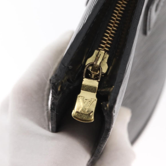 LOUIS VUITTON Epi Saint Jacques Hand Bag Black M52272 LV Auth bs32028