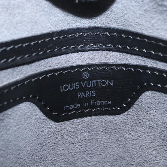 LOUIS VUITTON Epi Saint Jacques Hand Bag Black M52272 LV Auth bs32028