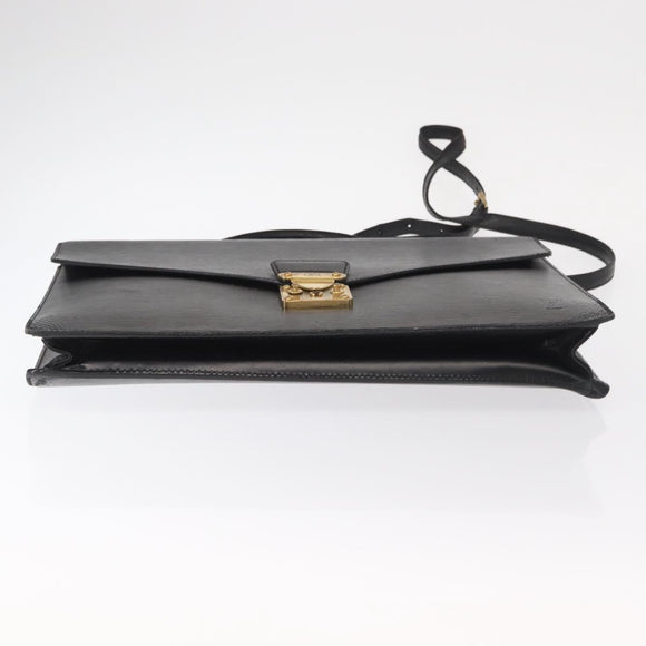 LOUIS VUITTON Epi Porte Documents Bandouliere Briefcase M54462 LV Auth bs32029