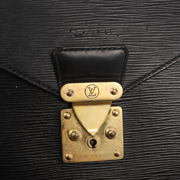LOUIS VUITTON Epi Porte Documents Bandouliere Briefcase M54462 LV Auth bs32029